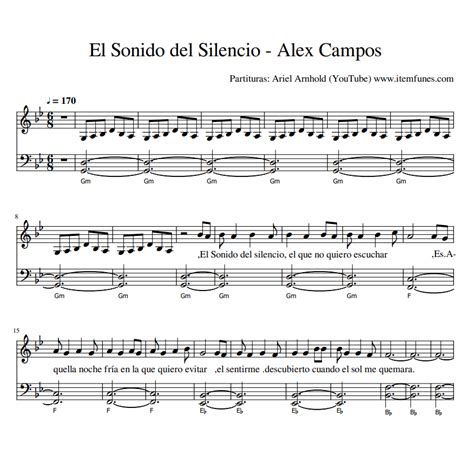 El Sonido Del Silencio Con Letra Alex Campos Youtube Riset