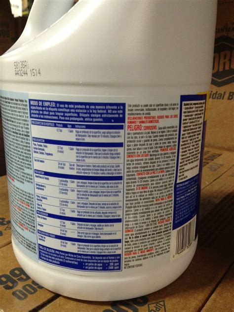 Printable Clorox Bleach Label Add Clothes And Start Wash