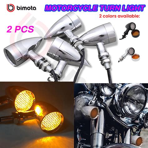 Bimota Motorcycle turn signal light For Cafe Racer Cruiser Led Lights ...