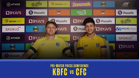 Kbfc Vs Cfc Pre Match Press Conference Kbfc Tv Youtube