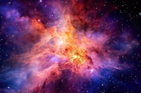 Premium Ai Image Infinite Space Background With Nebulas And Stars Ai