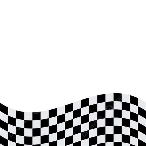 Plantilla De Vector De Ilustración De Bandera De Carrera Png Dibujos Ola Karting Línea Png Y