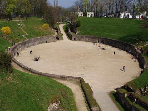 Roman Amphitheater In Trier Germany Trier Deutschland