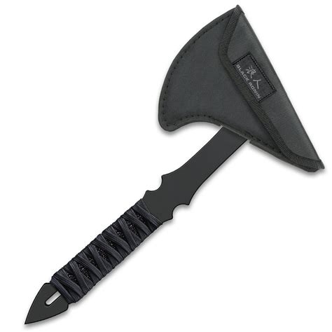 Black Ronin Large Tactical Throwing Axe With Sheath Free Shipping