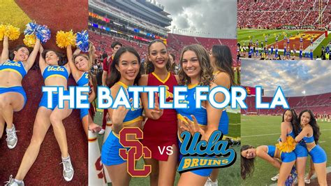 Battle For La Rivals Ucla Vs Usc Game Day Vlog Ucla Cheer Best Win