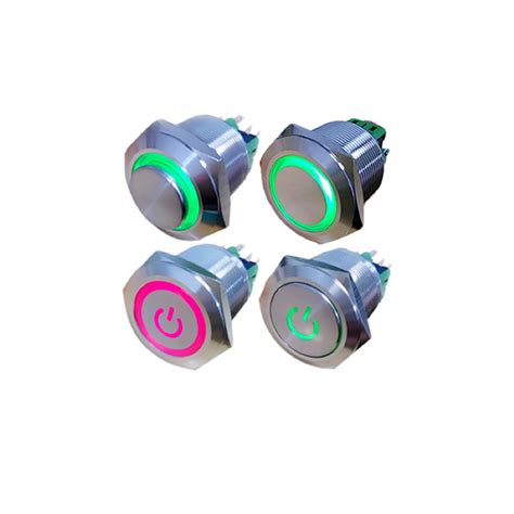 Ip Waterproof Electronic Led Pushbutton Switch Mm Metal Pushbutton