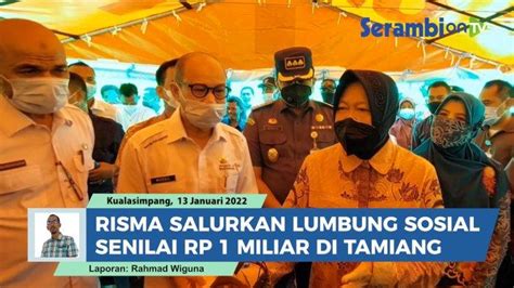 Tag Bantuan Lumbung Sosial Video Berkunjung Ke Aceh Tamiang Mensos