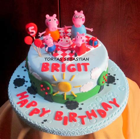 Tortas Sebastian Torta De La Peppa Pig