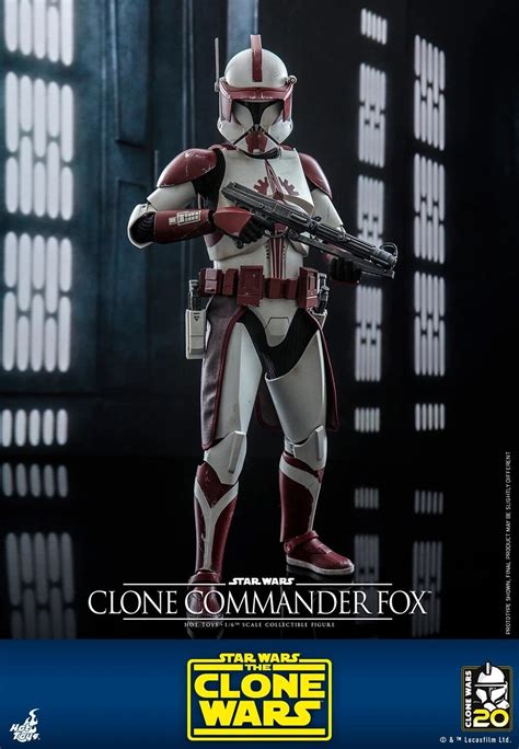 Clone Commander Fox Star Wars Hot Toys Exclusive Collectibles Scale Action Figure