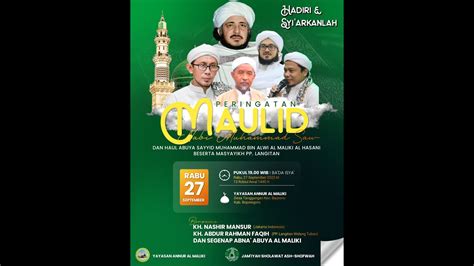 Live Pp Langitan Tuban Bersholawat Haul Abuya Sayyid Muhammad Bin