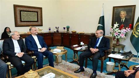 PM Shehbaz Vows To Strengthen Economic Ties With Iran Pakistan