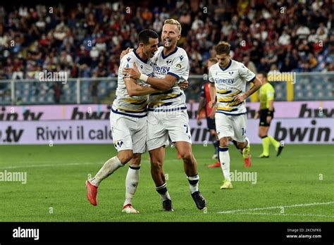 Antonin Barak Of Hellas Verona Fc Celebrates After Scoring A Goal