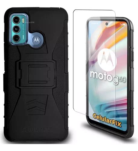 Funda Protector P Moto G Uso Rudo Con Clip Mica Mercadolibre