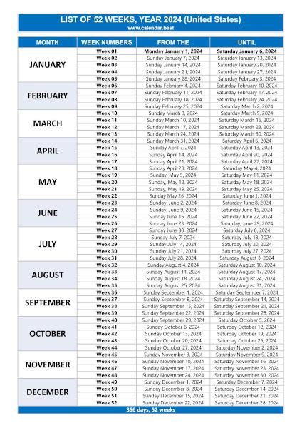 Calendar With The Weeks Numbered Sheet Dodi Nadeen