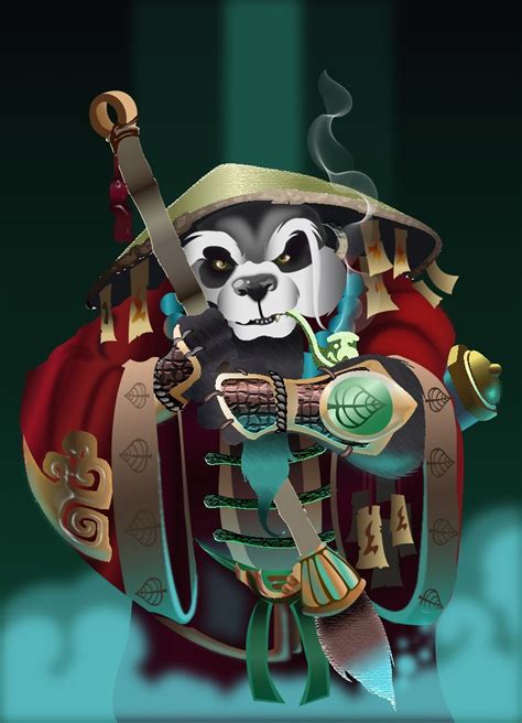 Kung Fu Panda Illustration Design On Behance