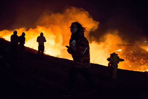 Ferocious Wind Driven Wildfires Burn Across Southern California The