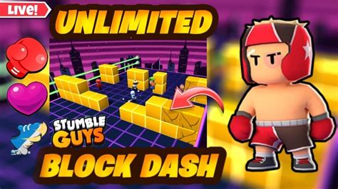 LIVE STUMBLE GUYS MABAR BLOCK DASH ONLY Tur Ga Sih YouTube