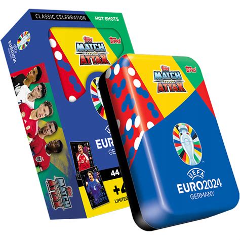 Duża Puszka EURO 2024 Wybór Koloru Match Attax Karty Piłkarskie Topps