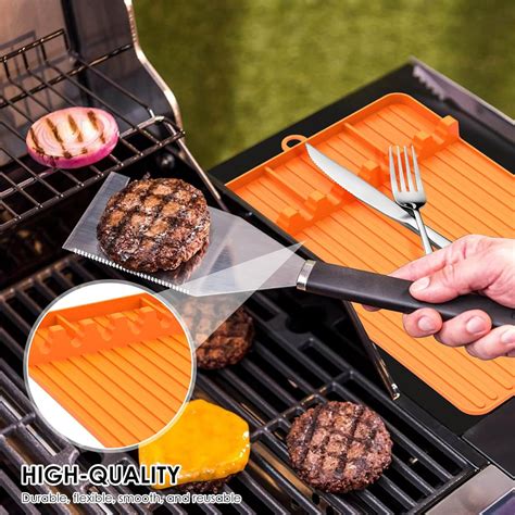 Grill Mats Nonstick Copper Sheets For Grilling Reusable 285grill Heavy Duty Grill Foil Grill