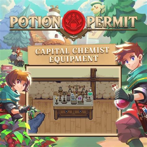 Potion Permit: Capital Chemist Equipment (2022) box cover art - MobyGames