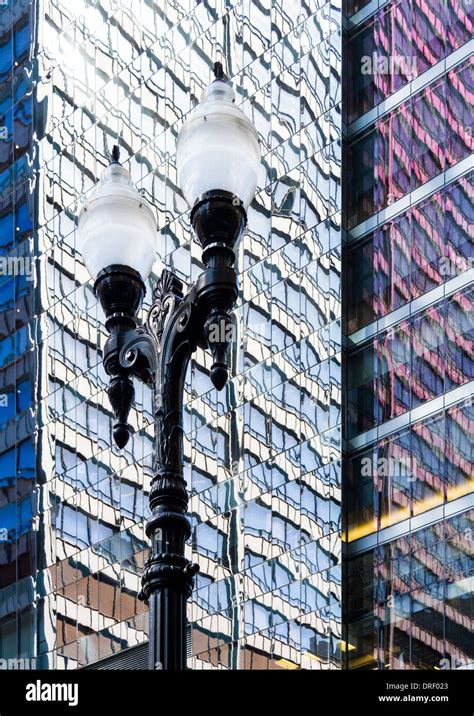 reflection in glass windowed skyscraper Stock Photo - Alamy