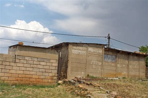 Houses in Soweto stock photo. Image of buildings, sign - 173545684