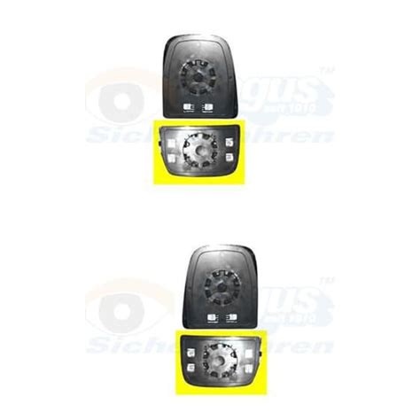 X Van Wezel Spiegelglas Beheizbar Konvex Passend F R Links Rechts