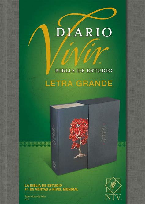 Biblia De Estudio Del Diario Vivir NTV Letra Grande PJR T Pez Con