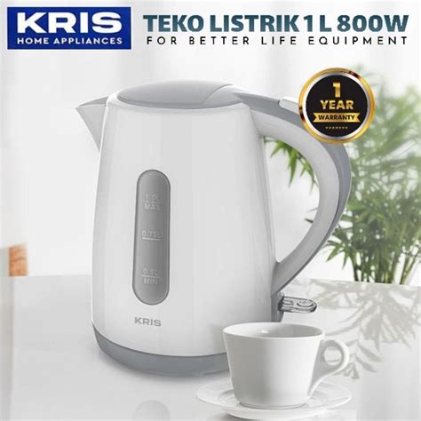 Jual TEKO LISTRIK 1 LITER PEMANAS AIR LISTRIK TEKO LISTRIK