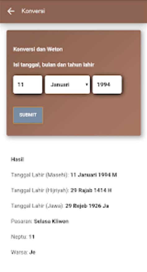 Android için Kalender Jawa Lengkap İndir