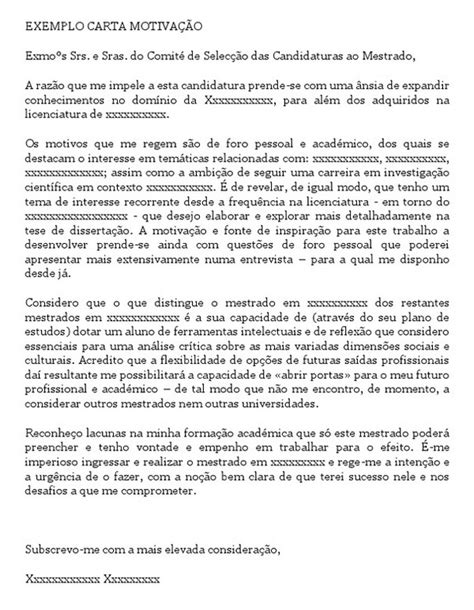 Carta De Motiva O Pronta Exemplos E Modelos De Texto Motivacional