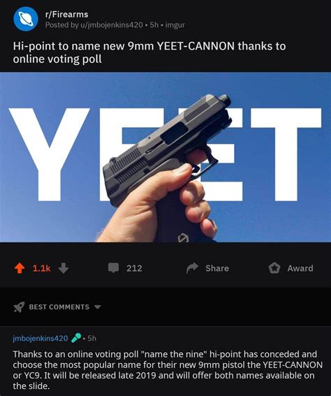 The new Hi-Point 9mm “ Yeet Cannon” no kidding.... - The Hull Truth - Boating and Fishing Forum