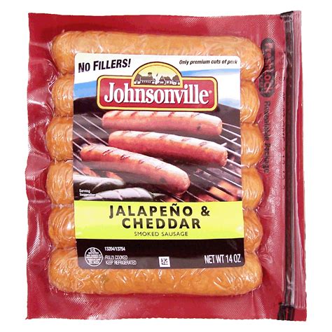 Johnsonville Jalapeno Cheddar Smoked Sausage Links Oz