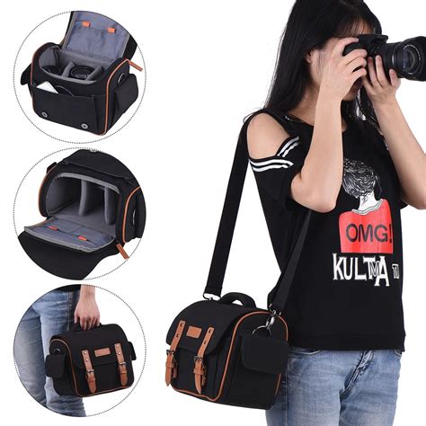 Shockproof Waterproof Dslr Slr Camera Shoulder Messenger Bag Case For Canon Nikon Sony Olympus