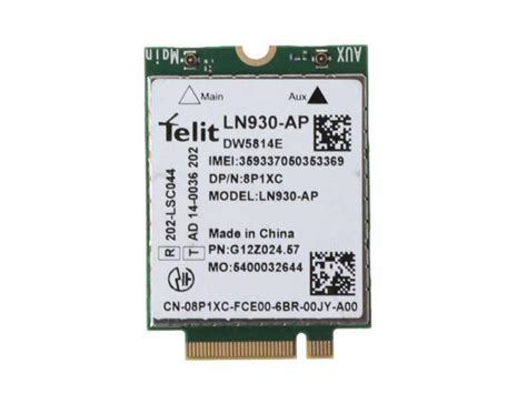 G Module Wireless Wifi Wlan Card For Dell Dw E Ln Ap Wwan G