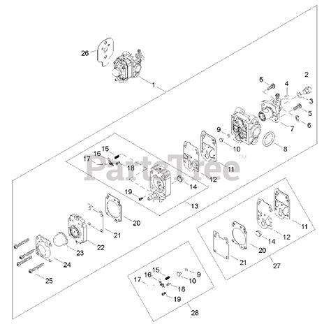 Shindaiwa DH 2510 Shindaiwa Hedge Trimmer Dual Sided Carburetor