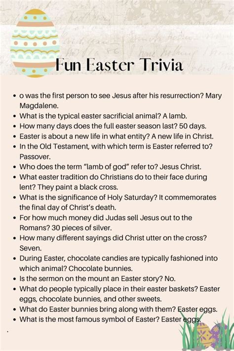 30+ Best Easter trivia for kids with answers - Kids n Clicks