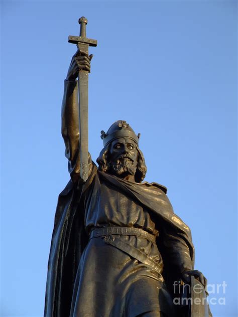 King Alfred the Great Statue at Winchester Photograph by Paul Cummings ...