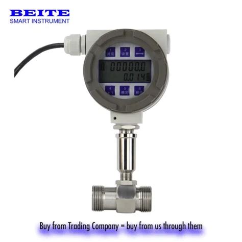 Sanitary Food Grade Tri Clamp Type Turbine Flow Meter Turbine Flow