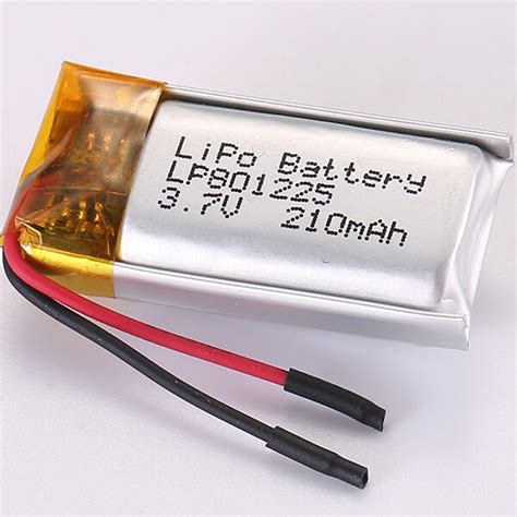 210mah Small Lipo Battery Lp801225 37v Lipobatterycom