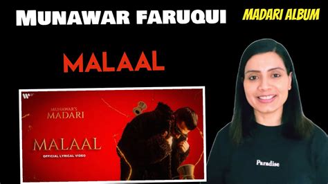 MUNAWAR FARUQUI MALAAL Ft Rashmeet Kaur Official Music Video