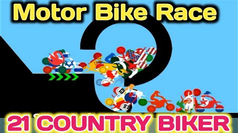 21 Country Motorbike Elimination Marble Race Tournament In Algodoo