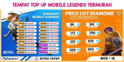 Top Up Ml Murah Via Pulsa