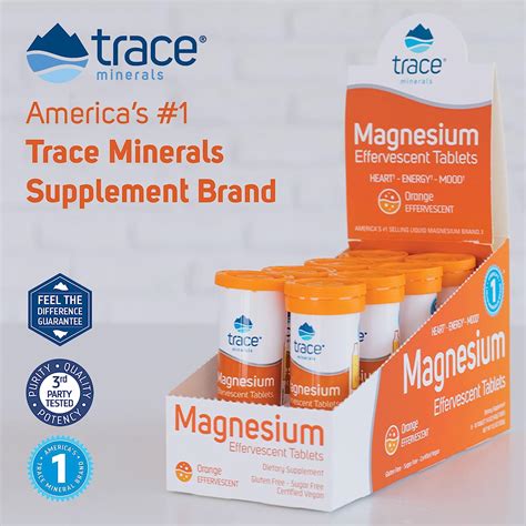 Buy Trace Minerals Magnesium Effervescent Tablets Online At Lowest