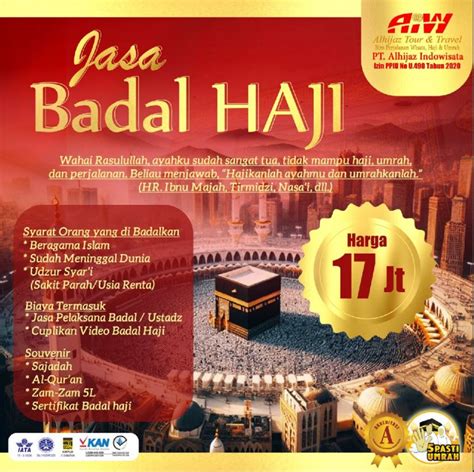 Jadwal Biaya Umroh Keberangkatan Fix TRAVEL HAJI PLUS UMROH ALHIJAZ