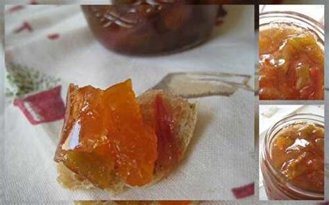 Confiture Rhubarbe Abricots De Les Petits Plats De B A Et Ses Recettes