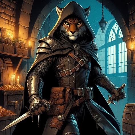 Eye Shine Tabaxi Rogue By Enigma733 On Deviantart