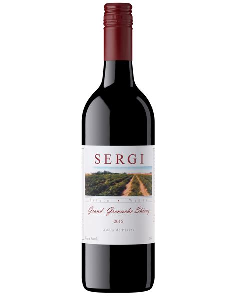 Buy Sergi Estate Wines Grand Grenache Shiraz 2015 Online Low Prices