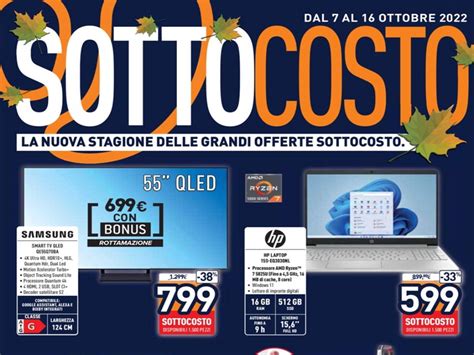 Volantino Unieuro Sottocosto Sconti Fino Al 16 Ottobre Tutti I