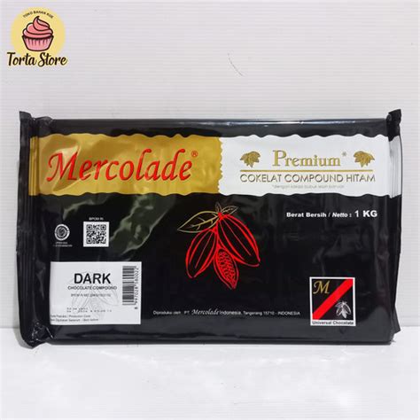 Jual Mercolade Premium Dark Chocolate Compound 1kg Kota Semarang